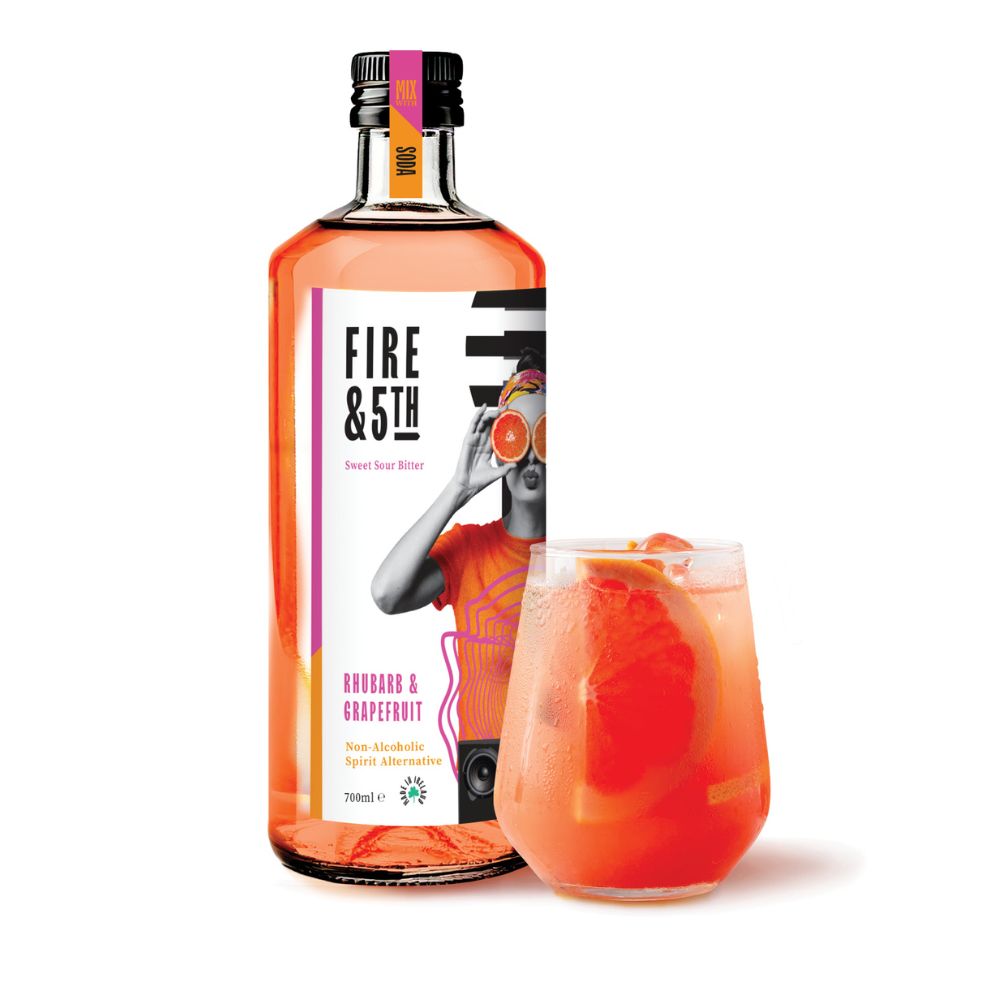 Fire & 5th Rhubarb & Grapefruit Non-Alcoholic Spirit