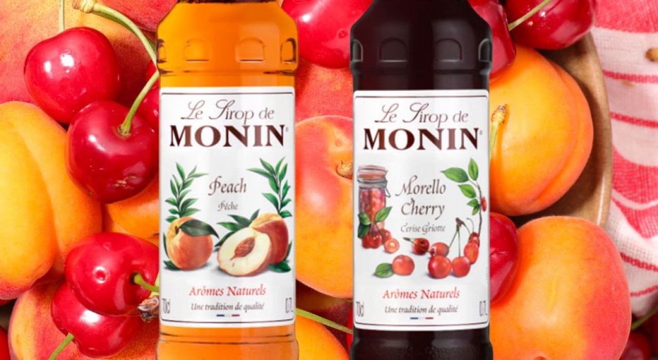 Autumn Drinks with Monin Morello Cherry & Peach Syrups – Irish Drink Shop