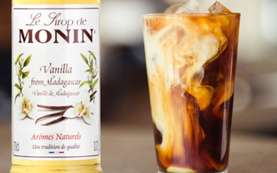 Iced Vanilla Latte Recipe with Monin Vanilla Syrup
