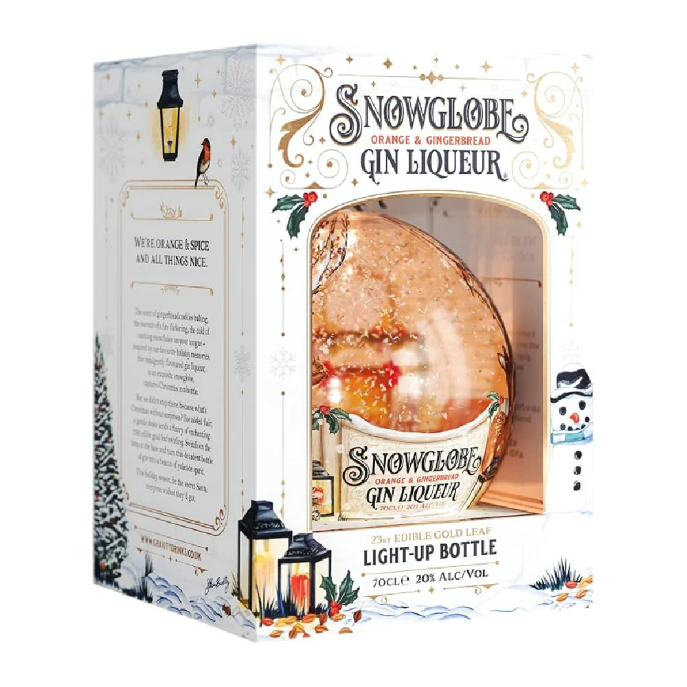 Snow Globe Orange & Gingerbread Liqueur