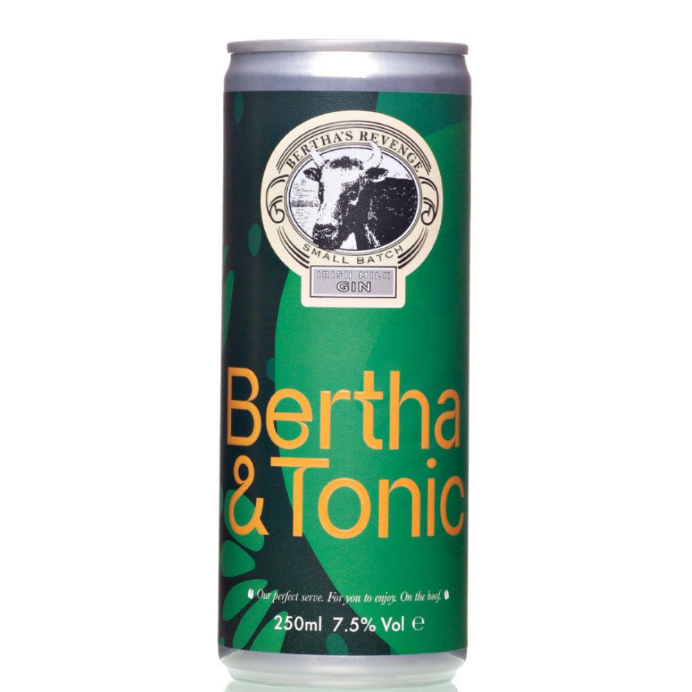 Bertha's Revenge Gin and Tonic RTD Can 