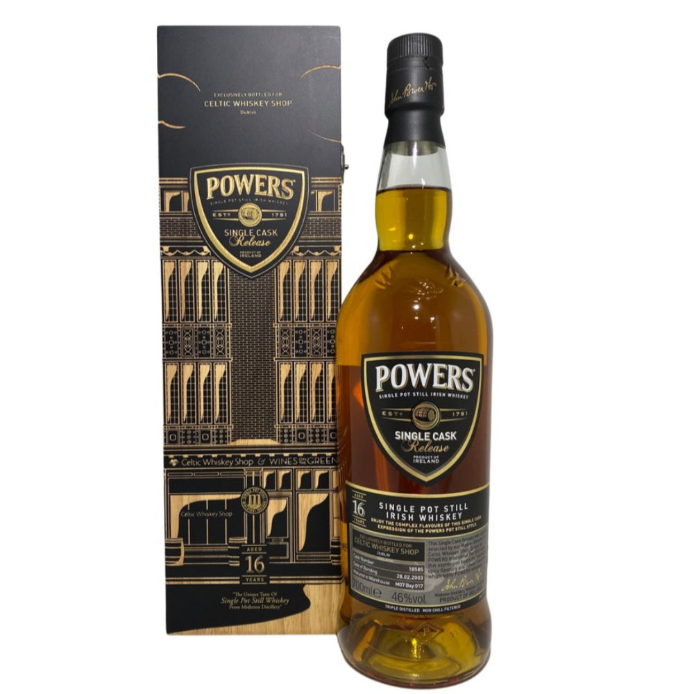 Powers 16 Year Old Single Pot Still #18585 Celtic Whiskey Shop Exclusive