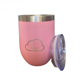 Kiss Me Pink Cloud Wine Tumbler