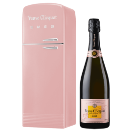 Veuve Clicquot Smeg Fridge Rose Label