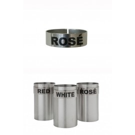 St/steel Large Thimble I.d. Clip - Rose (3151ROSE)