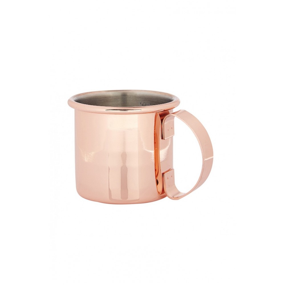 Copper Plated Straight Sided Moscow Mule Mug (3329)