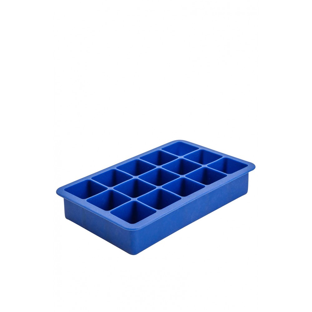 15 Cavity Silicone Ice Cube Mould 1.25 Inch Square (blue) (3349)