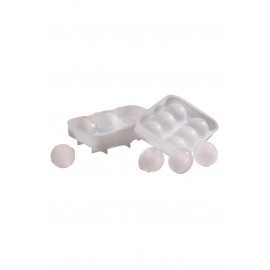 6 Cavity Silicone Ice Ball Mould - Clear (3351)