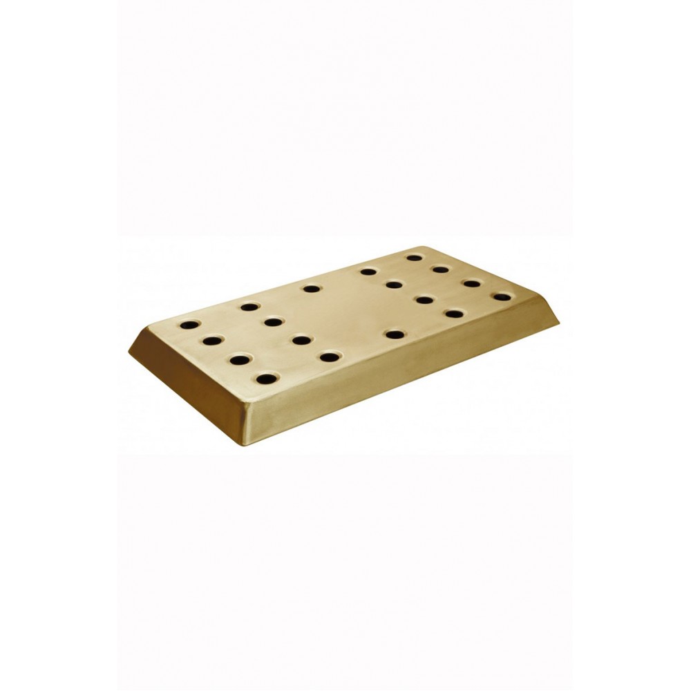Brass Effect Drip Tray 16x8 3/4" (3557A)