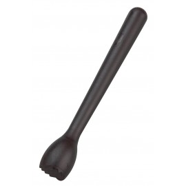 Muddler - 8.5 Inch Black Plastic Ribbed (3573)