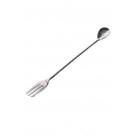 Mezclar Cocktail Spoon With Fork (3665)