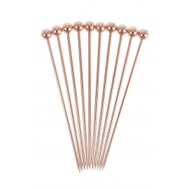 Ball Garnish Pick Copper Plated Pk10 (3731)