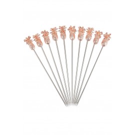 Pineapple Garnish Pick Copper Plated Pk10 (3733)