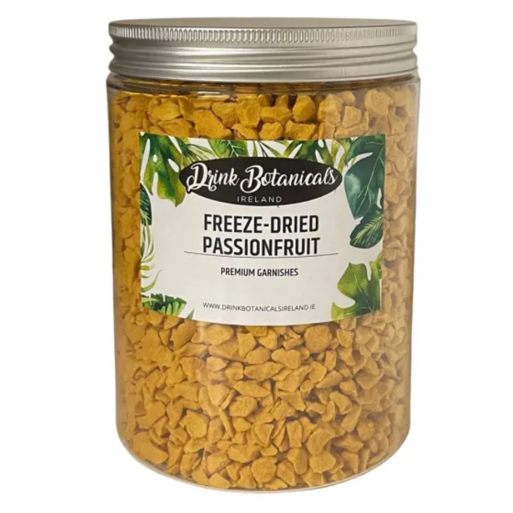 Freeze Dried Passionfruit Pieces Crumble Pet Jar