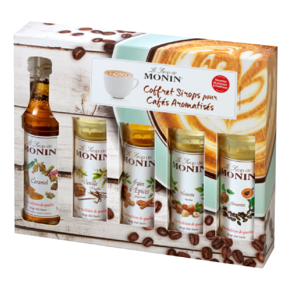 Monin Coffee Gift Set 5x5cl