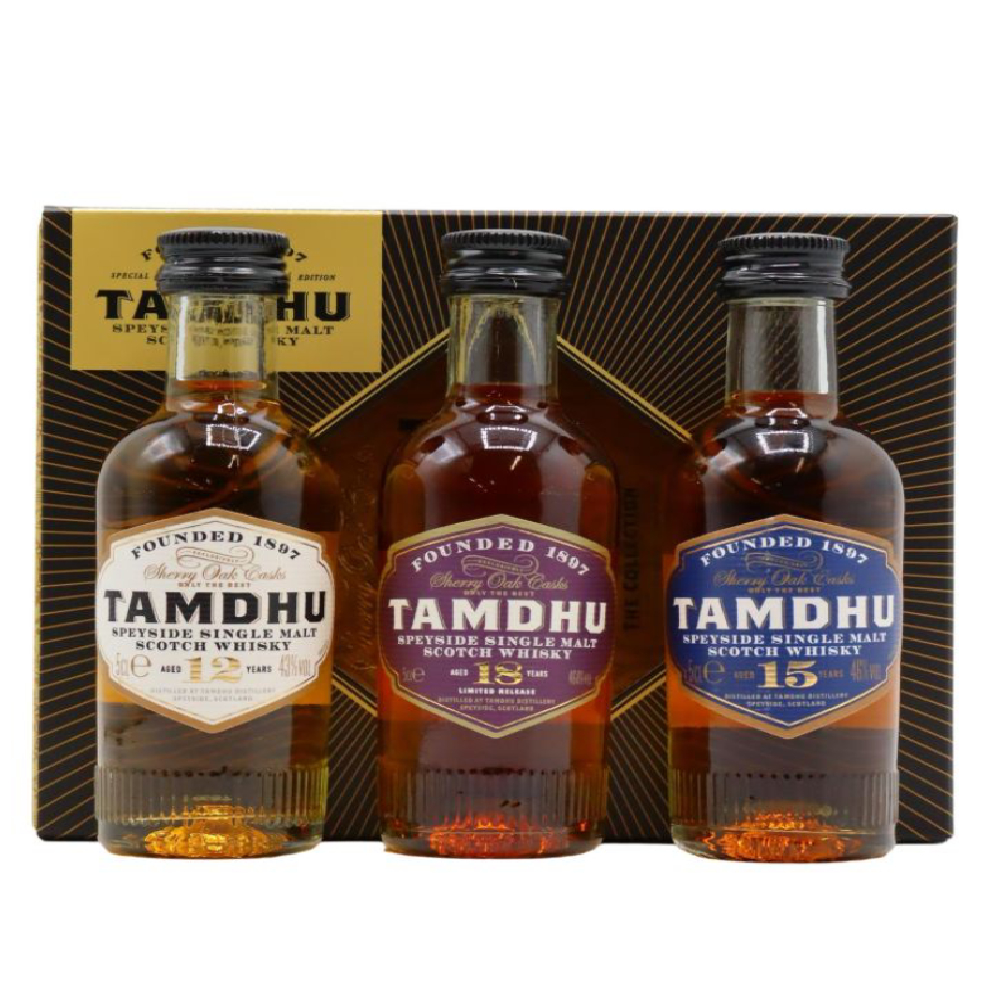 Tamdhu Triple Mini Pack 3 X 5cl