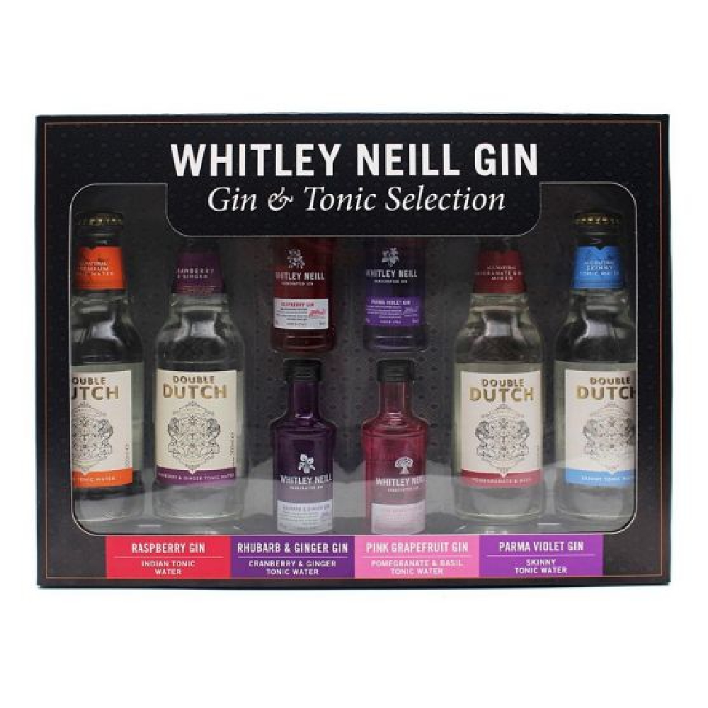 Whitley Neill Gin 5cl & Tonic 20cl X 4 Set