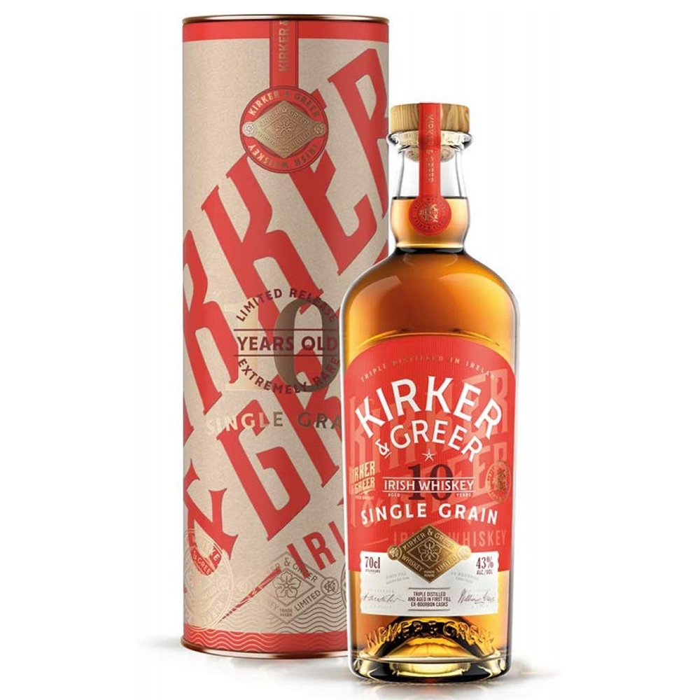 Kirker and Greer 10 Year Old Single Grain