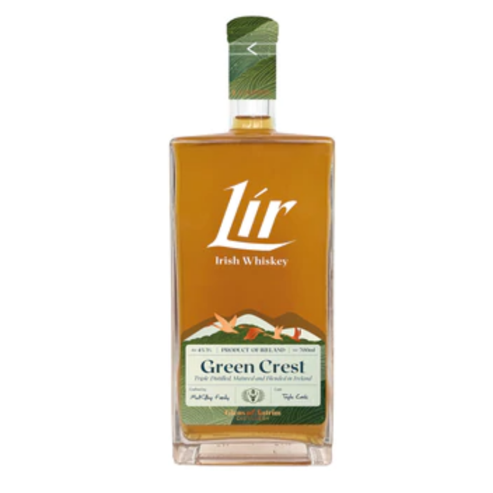 Lir Irish Whiskey Green Crest