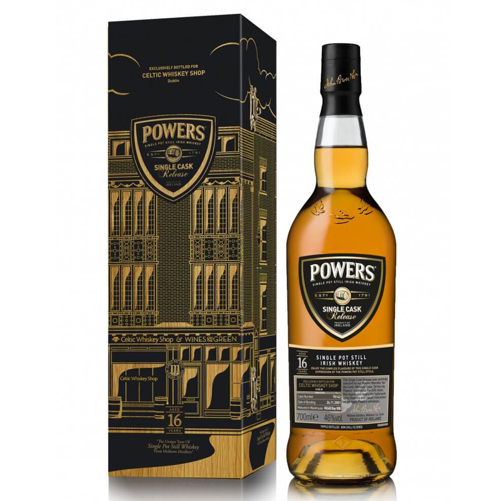 Powers 16 Year Old Single Cask 70142 Celtic Whiskey Exclusive