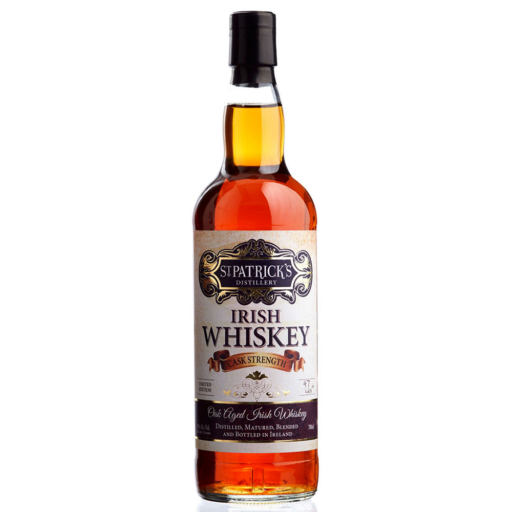 St Patricks Cask Strength Irish Whiskey