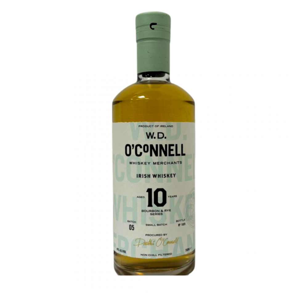 W.D. O'Connell 10 Year Irish Whiskey Bourbon and Rye Series Batch 5