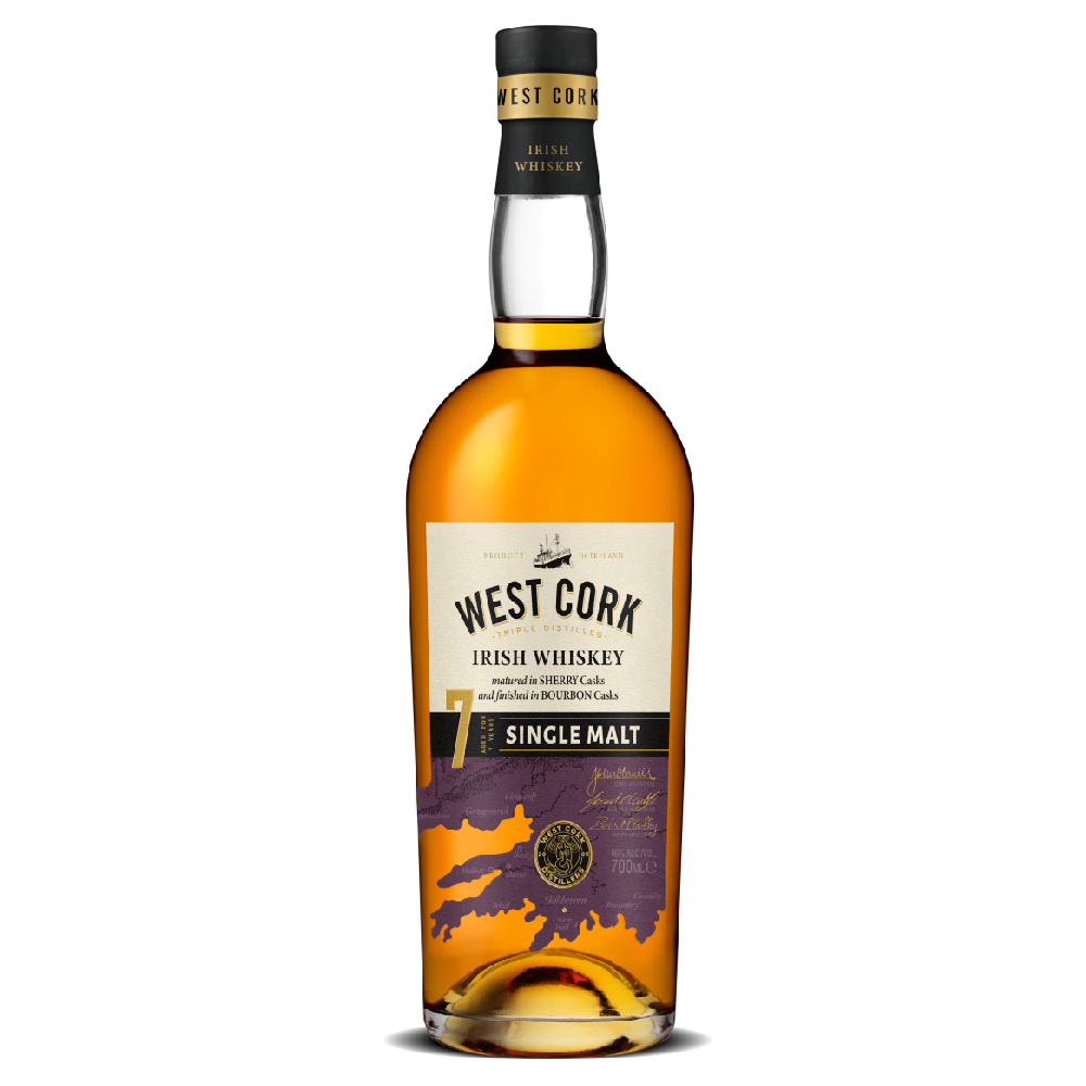 West Cork 7 Year Old Single Malt Irish Whiskey