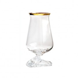 Túath Whiskey Glass Gold Rim with Box