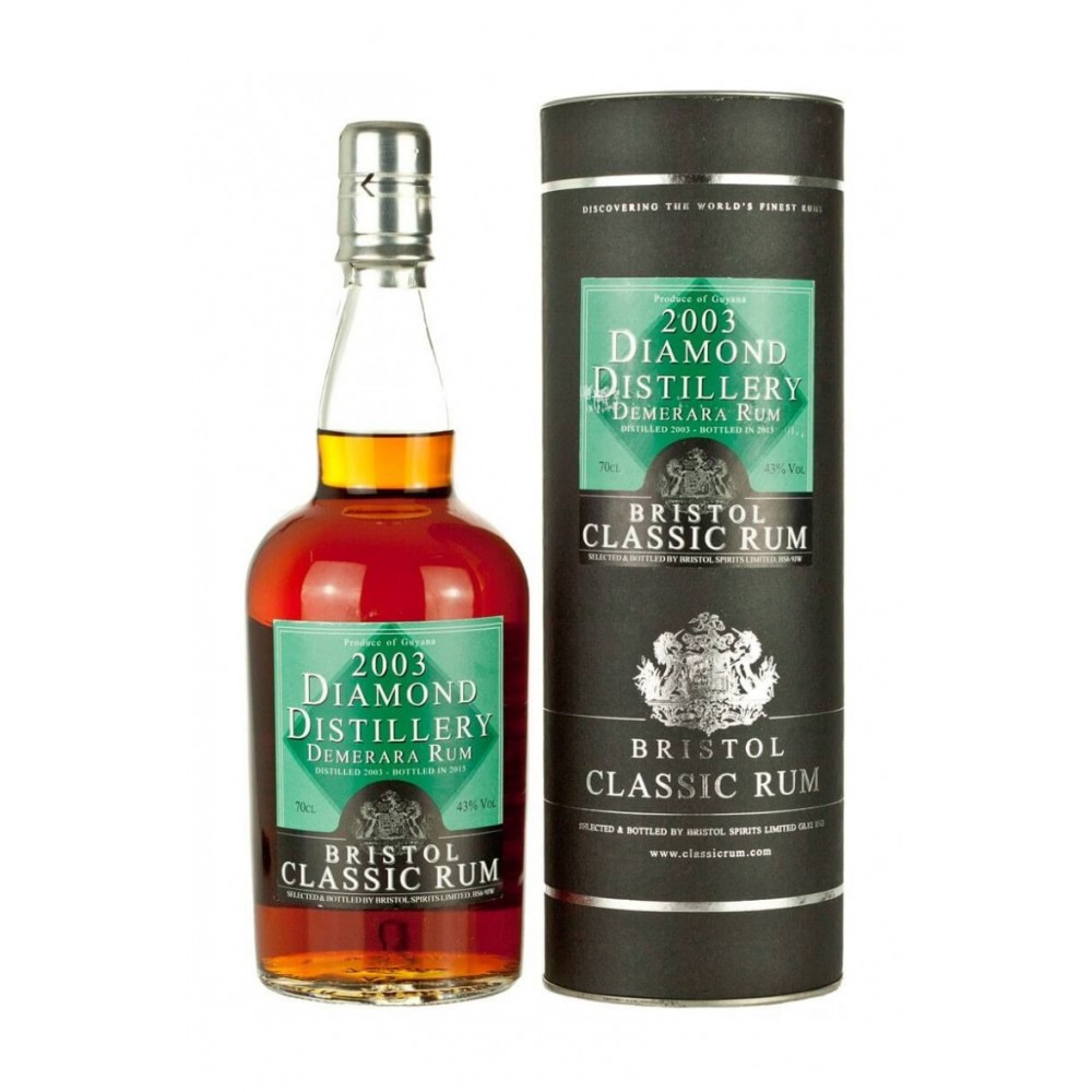 Bristol Diamond Dist 2003 Guyana Rum