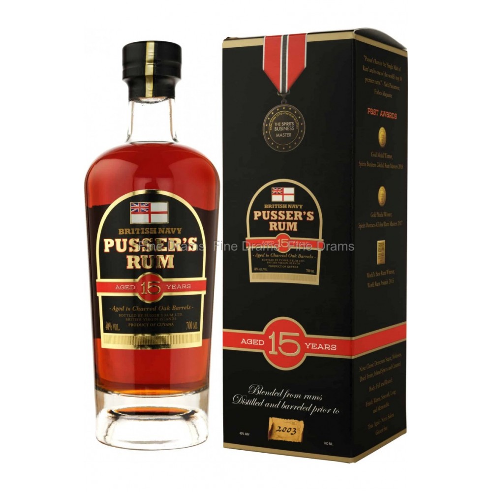 Pussers 15 Year Old Rum