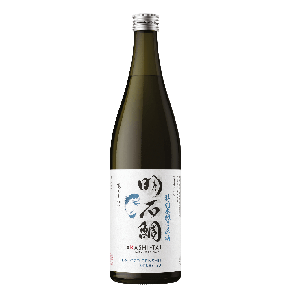 Akashi Sake Honjozo Genshu Tokubetsu