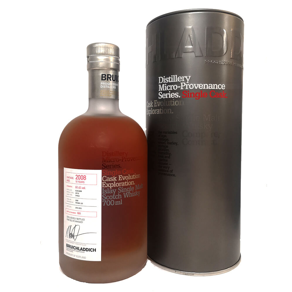 Bruichladdich Celtic Whiskey Shop Single Cask 10 Year Old