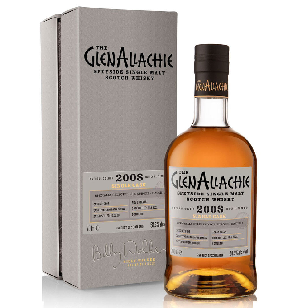Glenallachie #6897 2008 Chinquapin Virgin Oak Barrel Single Cask