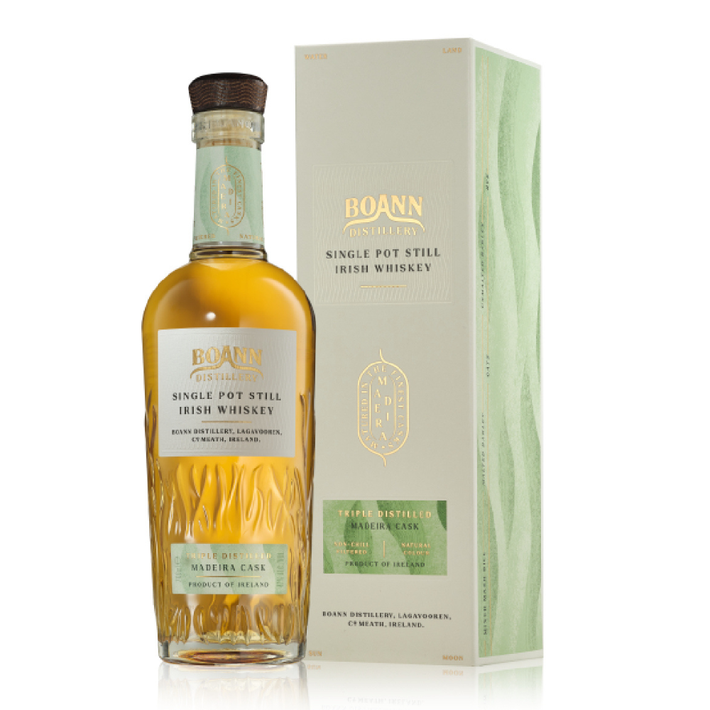 Boann Single Pot Still Irish Whiskey Madeira Cask
